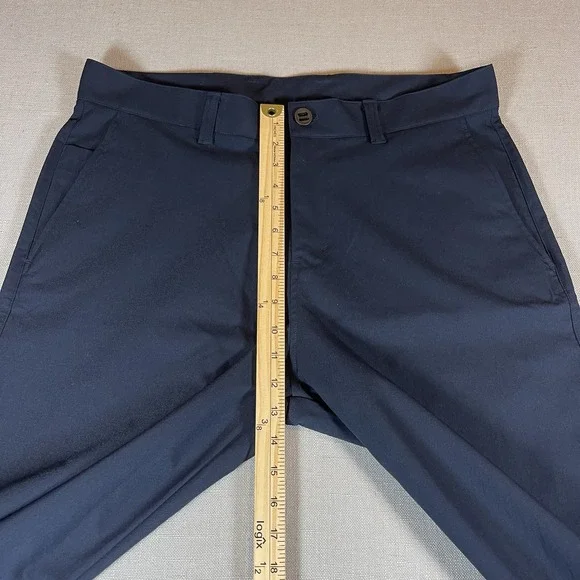 Lululemon Relaxed-Tapered Smooth Twill Trouser 34x28 True Navy Men's LM5AN1S - Picture 14 of 16